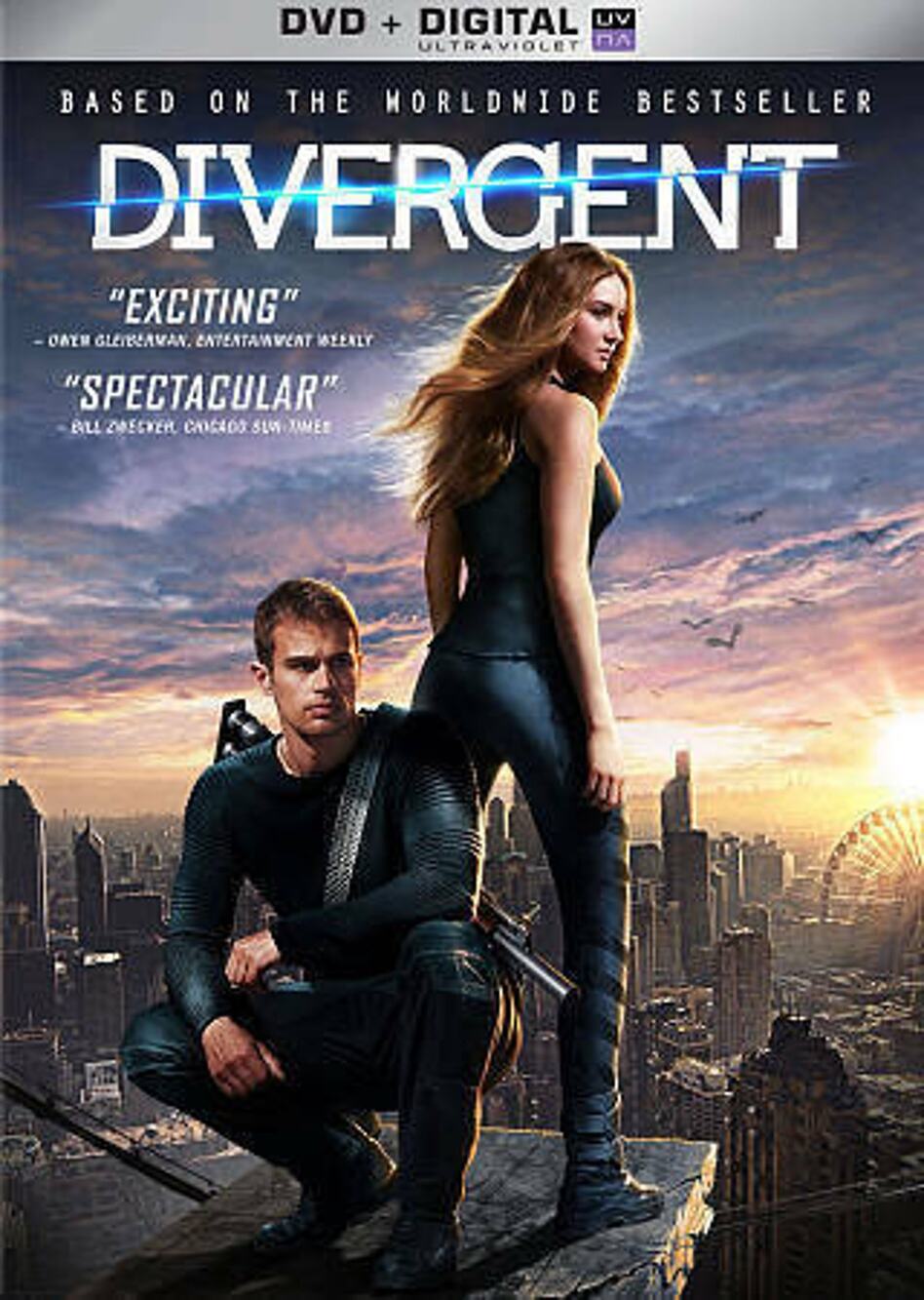 Divergent (DVD, 2014, Includes Digital Copy) Shailene Woodley